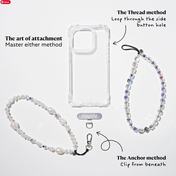 Evil Eye LTD EDITION | Authentic Handmade | String Ting | Wristlet Phone Strap - Picture 5 of 5